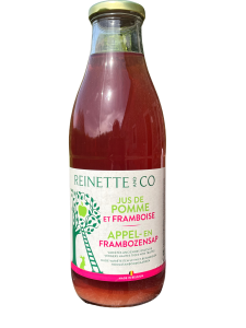 Jus de pommes framboises 1 l